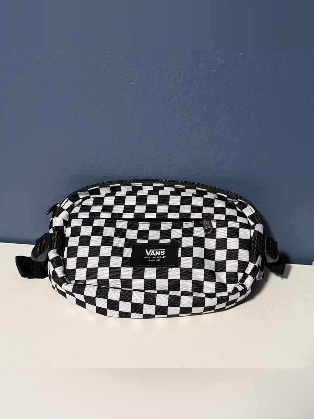 Vans Black and White Checkerboard Belt Bag Unisex